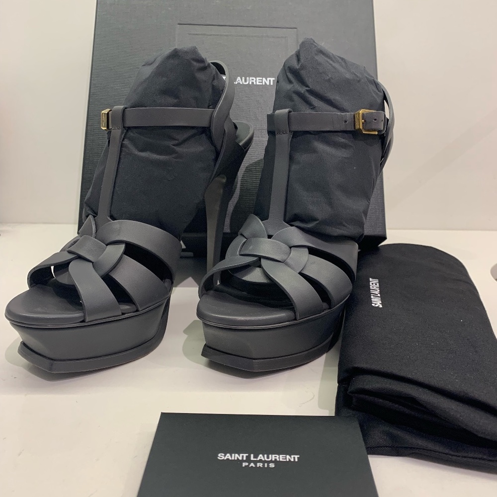 YSL HIGH HEEL TRIBUTES GRAY